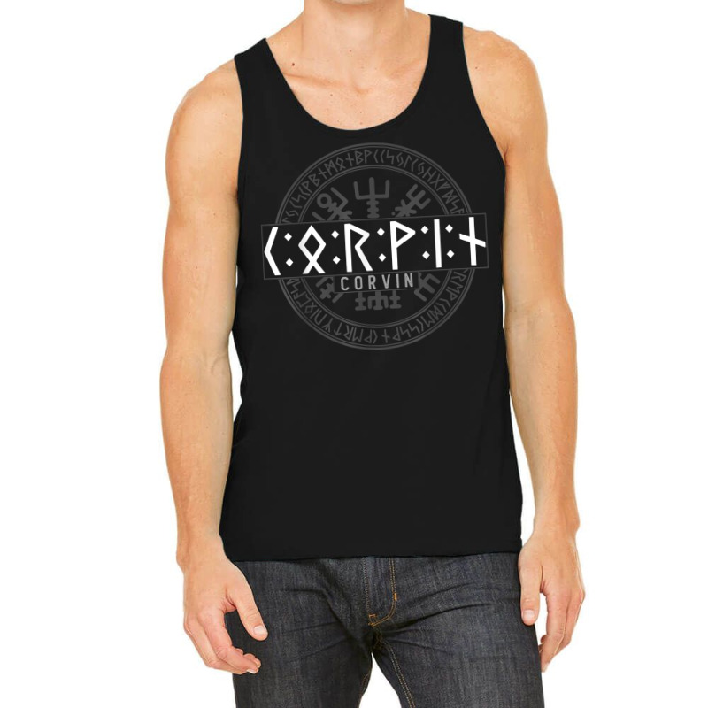 Corvin In Futhark Runes Viking T Shirt Tank Top | Artistshot