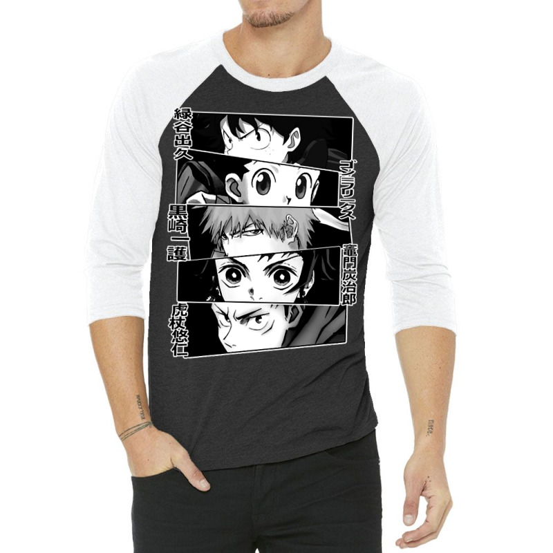 Hot Trend Anime Heroes V.2 3/4 Sleeve Shirt by webberkyla | Artistshot