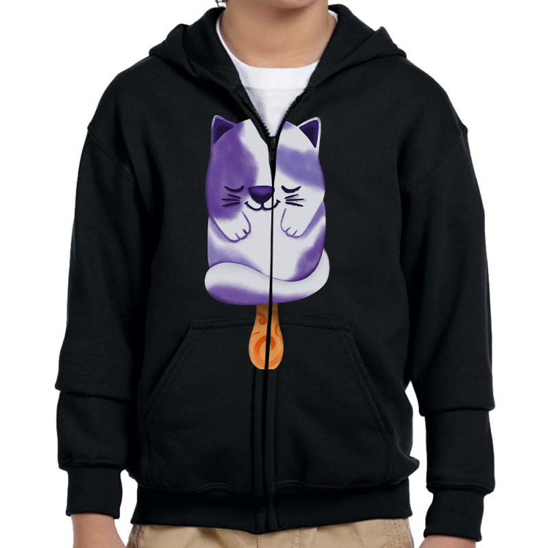 Hot Trend Summer Time Pawsicle Youth Zipper Hoodie by Box Bingham | Artistshot