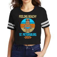 Funny St. Petersburg Vacation 2023   Fun Sloth T Shirt Scorecard Crop Tee | Artistshot