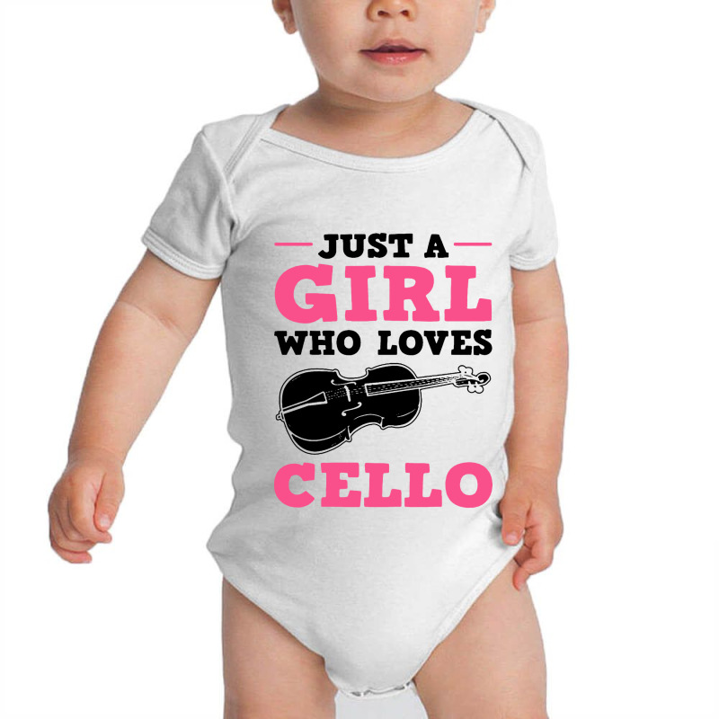 Just A Girl Who Loves Baby Bodysuit by Lissette | Artistshot