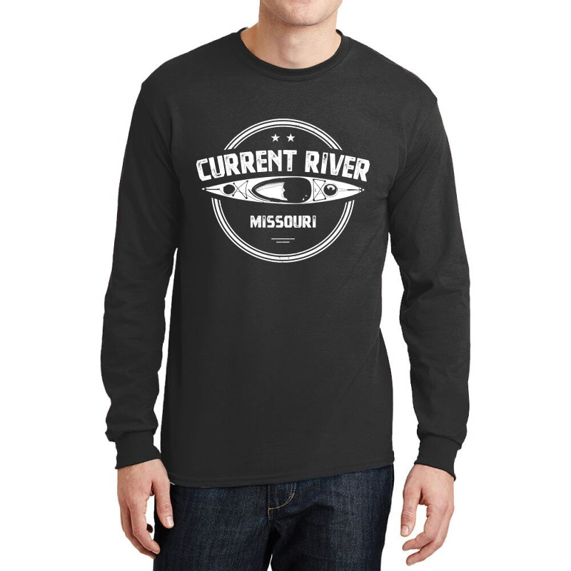 Trending Current River Missouri Kayaking Long Sleeve Shirts by bummercaught | Artistshot