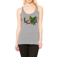 Love Came Down Christian Nativity Scene In Christmas Leopard T Shirt Racerback Tank | Artistshot