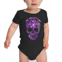 Sugar Skull Calavera Domestic Violence Awareness T Shirt Baby Bodysuit | Artistshot