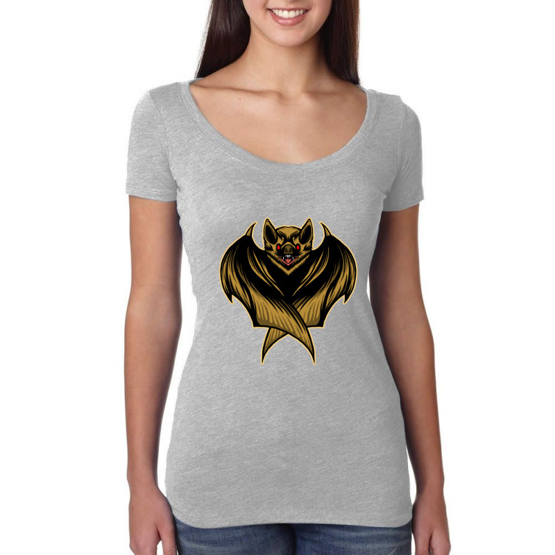 Bat Women's Triblend Scoop T-shirt | Artistshot