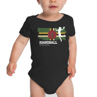 Handball Player Dominica Flag Sports Womens Handball T Shirt Baby Bodysuit | Artistshot