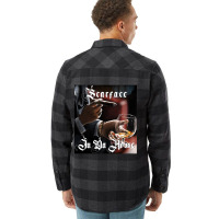 Scarface In Da House T Shirt Artwork Flannel Shirt | Artistshot