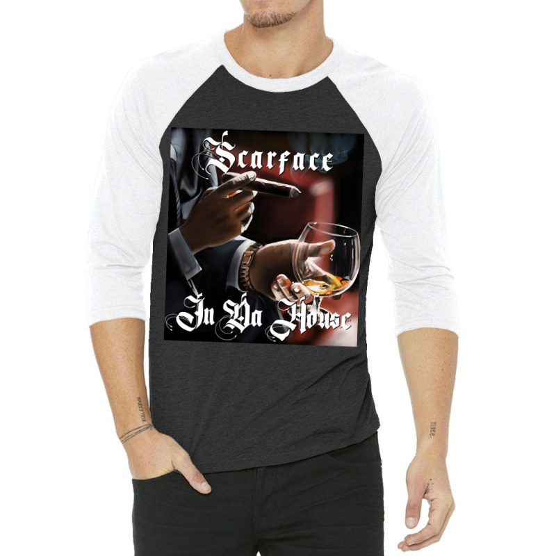 Scarface In Da House T Shirt Artwork 3/4 Sleeve Shirt | Artistshot