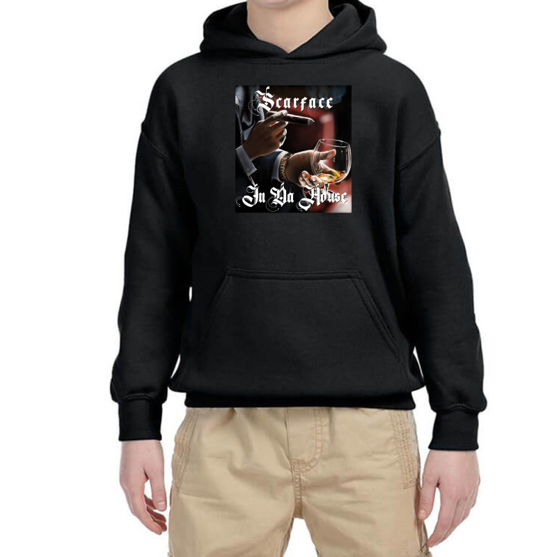 Scarface In Da House T Shirt Artwork Youth Hoodie | Artistshot