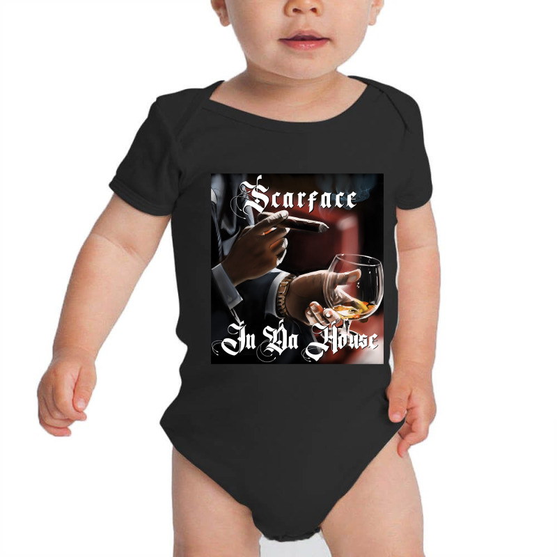 Scarface In Da House T Shirt Artwork Baby Bodysuit | Artistshot