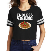 Endless Pastabilities Gifts Funny Pasta Spaghetti Scorecard Crop Tee | Artistshot