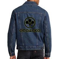 Arasaka Crop Men Denim Jacket | Artistshot