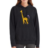 Trending Funny Roller Skating Giraffe Vintage Hoodie | Artistshot