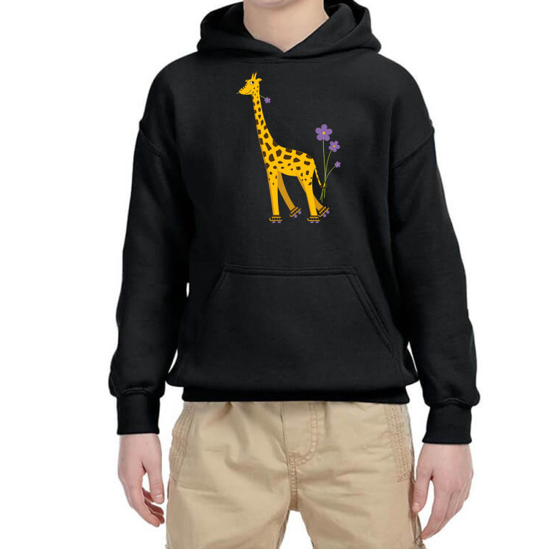 Trending Funny Roller Skating Giraffe Youth Hoodie by seifertmurryq3jmxs | Artistshot