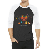 Trending Nice Naughty Jewish T-shirt, Hanukkah Christmas Festive Funny 3/4 Sleeve Shirt | Artistshot