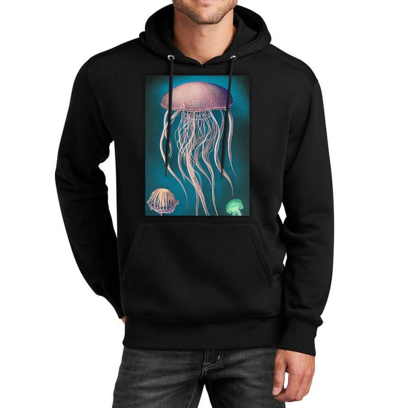 Jellyfish Artwork Beach Unisex Hoodie | Artistshot