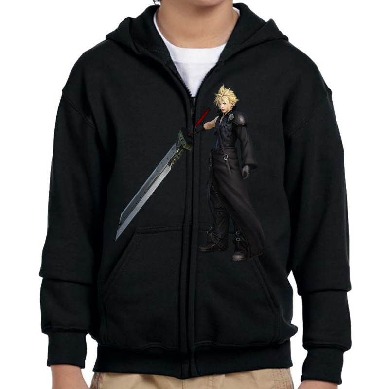 Limited Edition Final Fantasy-bbkxr Youth Zipper Hoodie by femalesbaubles | Artistshot