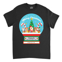 Hot Trend Newcastle Upon Tyne England Uk - Merry Christmas Snowglobe Classic T-shirt | Artistshot