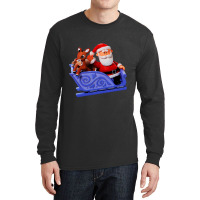 Trending Rudolph And Santa Rankin Bass Retro Vintage Long Sleeve Shirts | Artistshot