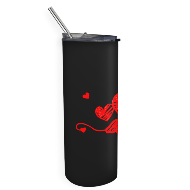 Limited Edition Two Heart Skinny Tumbler | Artistshot