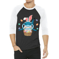 Cute Bunny Shark Easter  For Boys Girls 3/4 Sleeve Shirt | Artistshot