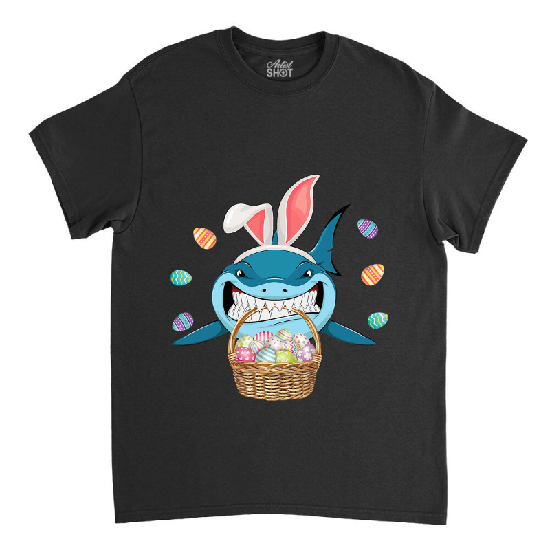 Cute Bunny Shark Easter  For Boys Girls Classic T-shirt by HANANELArtist | Artistshot