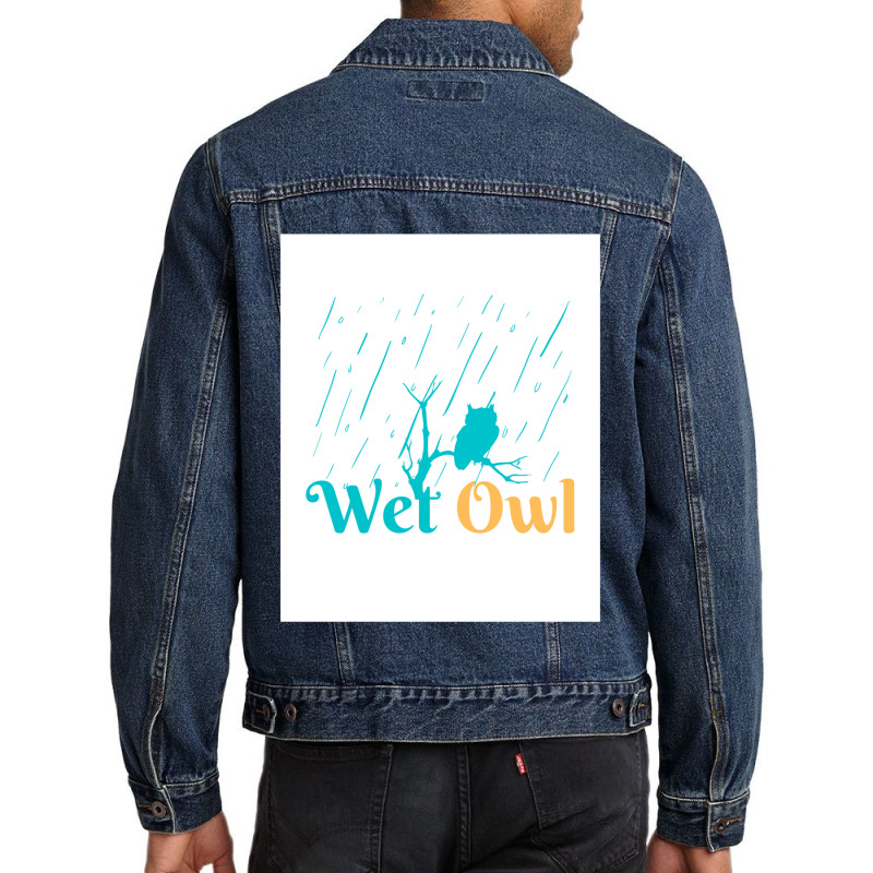 Wet Owl Men Denim Jacket by CHRISTOPHERBARRERAS | Artistshot