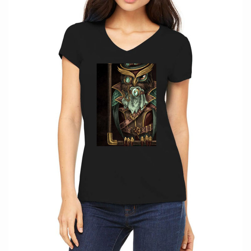 Wet Owl Women's V-Neck T-Shirt by CHRISTOPHERBARRERAS | Artistshot