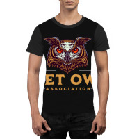 Wet Owl Association Owl Head 2022 Graphic T-shirt | Artistshot