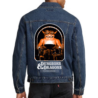 Dungeons   Dragons Vintage Player S Handbook Men Denim Jacket | Artistshot