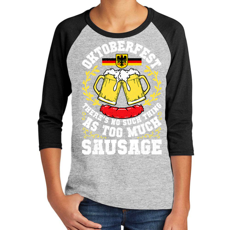 German Oktoberfest Funny Octoberfest Party Men Women Germany Youth 3/4 Sleeve | Artistshot