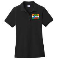 Irish Equatorial Guinea Flag Ireland Shamrock St Patricks Da T Shirt Ladies Polo Shirt | Artistshot