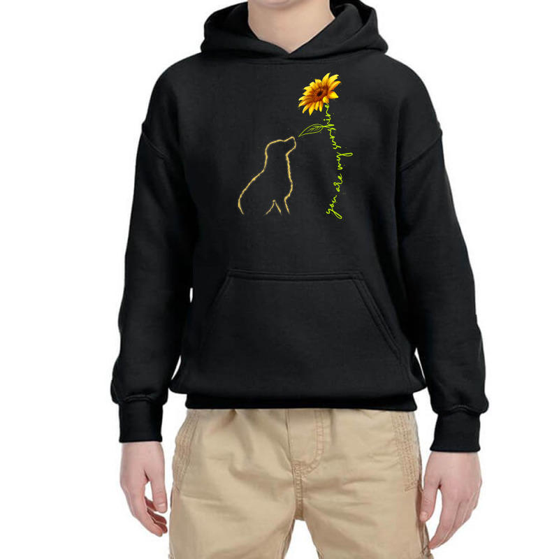 Cute Dog , You Are My Sunshine Labrador Retriever Youth Hoodie by HANANELArtist | Artistshot