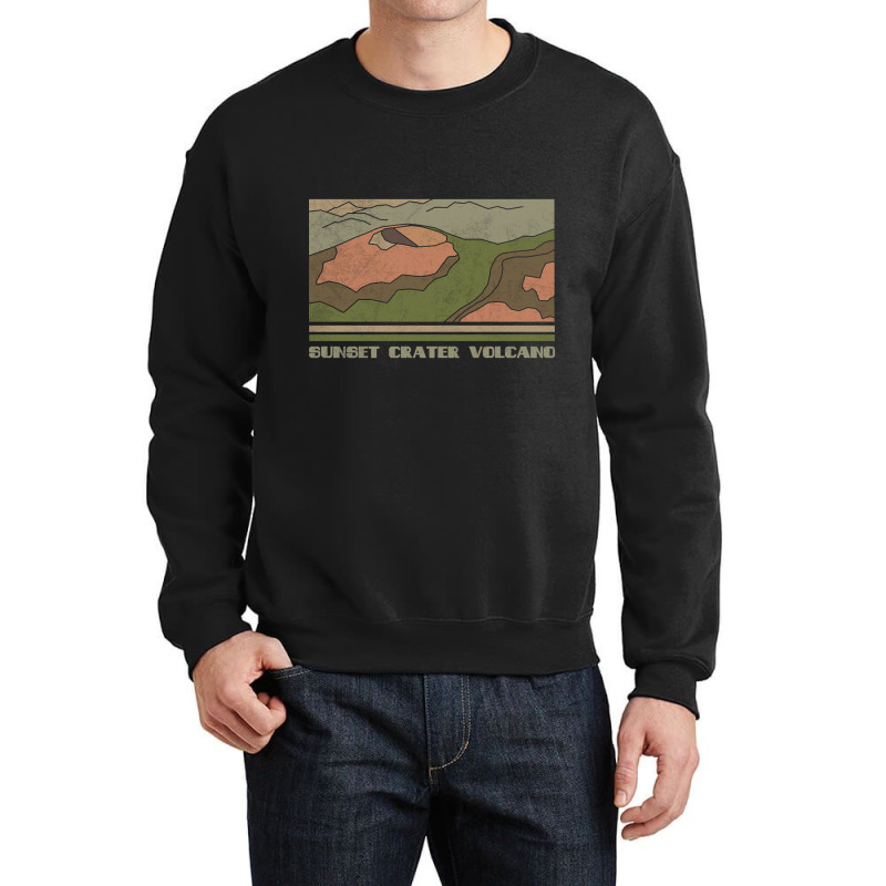 Hot Trend Sunset Crater Volcano National Monument Nature Lover Vintage Crewneck Sweatshirt by poppyallen | Artistshot