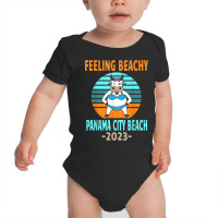 Funny Panama City Beach Vacation 2023 T Shirt Baby Bodysuit | Artistshot