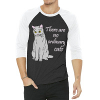 There Are No Ordinary Cats 3/4 Sleeve Shirt | Artistshot