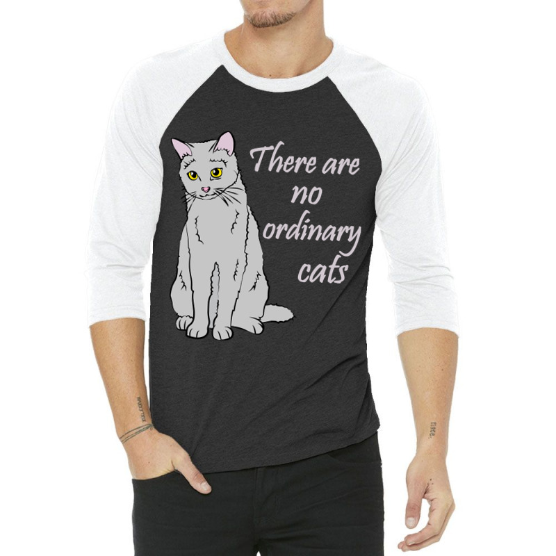 There Are No Ordinary Cats 3/4 Sleeve Shirt | Artistshot