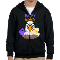 Easter Eagle Nest Youth Zipper Hoodie | Artistshot