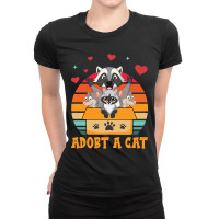 Limited Edition Cat Lover Adopt A Forbidden Cats Retro Ladies Fitted T-shirt | Artistshot