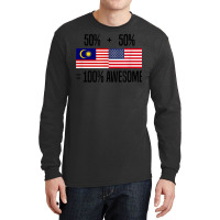 Malaysian Roots Malaysia Heritage Malaysian American T Shirt Long Sleeve Shirts | Artistshot