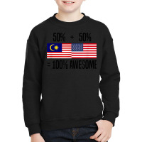 Malaysian Roots Malaysia Heritage Malaysian American T Shirt Youth Sweatshirt | Artistshot