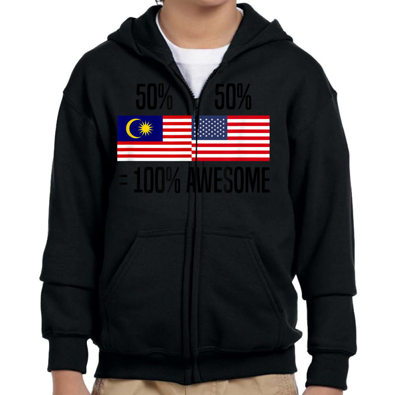 Malaysian Roots Malaysia Heritage Malaysian American T Shirt Youth Zipper Hoodie by rennambka | Artistshot