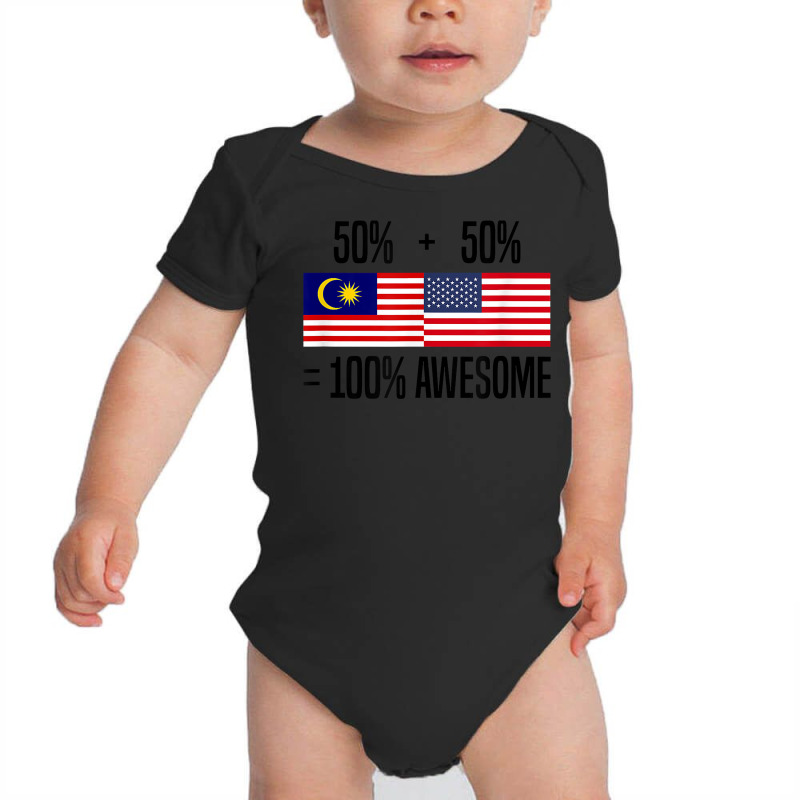 Malaysian Roots Malaysia Heritage Malaysian American T Shirt Baby Bodysuit by rennambka | Artistshot