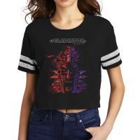 Limited Edition Scribble Gladiator Skull Scorecard Crop Tee | Artistshot