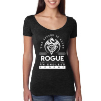 Limited Edition Rogue Name T Shirt - The Legend Is Alive - Rogue An En Women's Triblend Scoop T-shirt | Artistshot