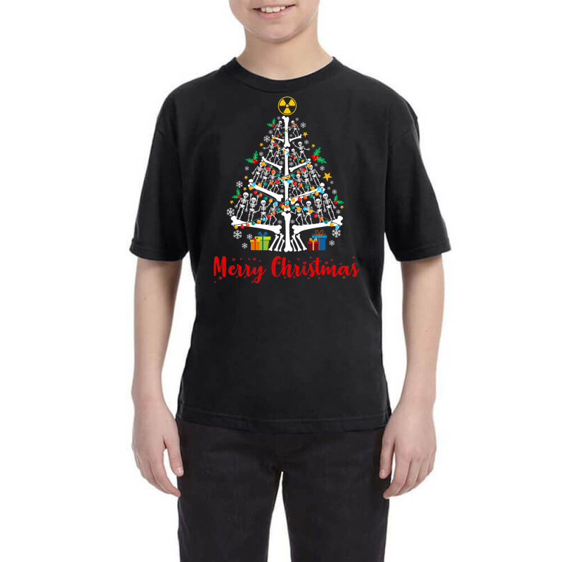 Christmas Tree Skeleton Xmas Radiology Radiologist Youth Tee by Siem90 | Artistshot