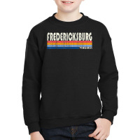 Vintage 70s 80s Style Fredericksburg Va Youth Sweatshirt | Artistshot