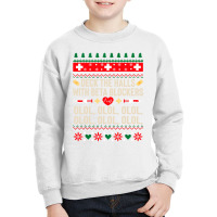 Deck The Halls With Beta Blockers Nurse Ugly Christmas Youth Sweatshirt | Artistshot