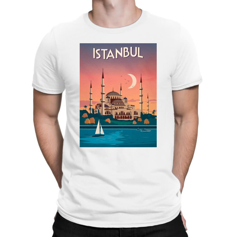 Istanbul Turkey Vintage Travel T-Shirt by kelseyclements | Artistshot