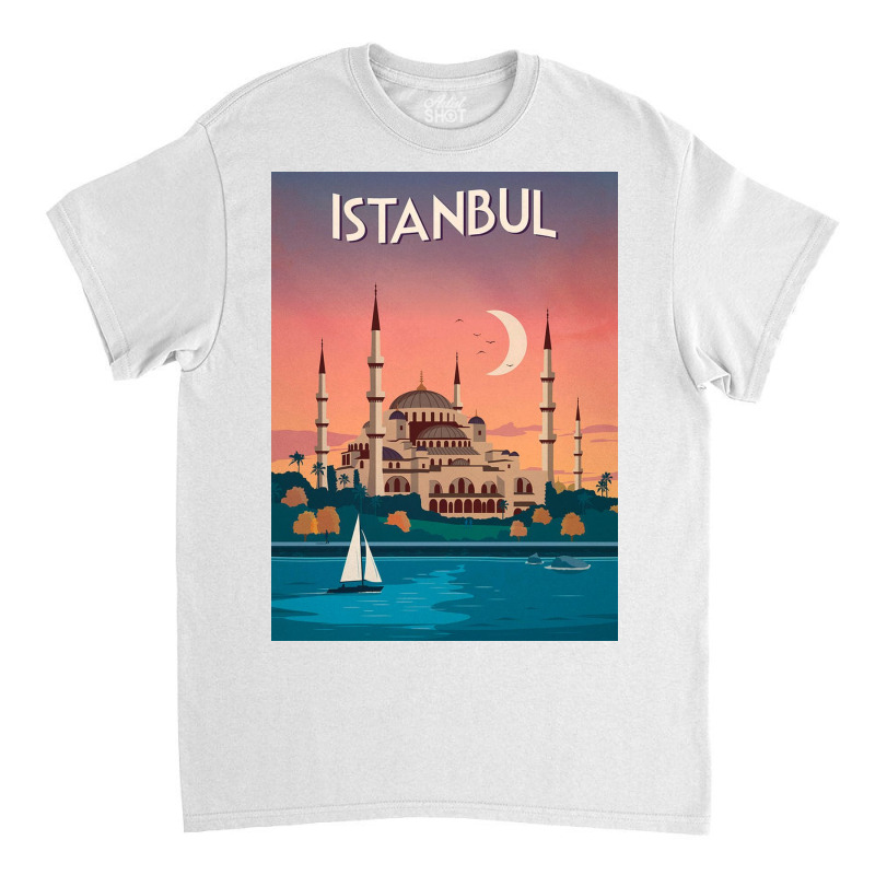 Istanbul Turkey Vintage Travel Classic T-shirt by kelseyclements | Artistshot